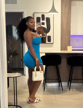 Load image into Gallery viewer, HOURGLASS DRESS - TURQUOISE
