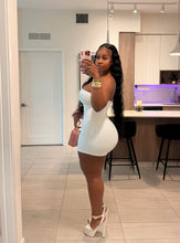 Load image into Gallery viewer, HOURGLASS DRESS WHITE
