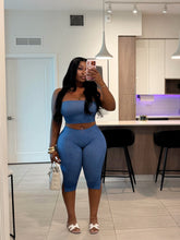 Load image into Gallery viewer, DENIM CAPRI SET
