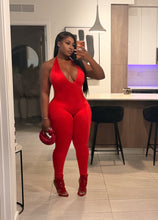 Load image into Gallery viewer, RED VIXXEN JUMPSUIT
