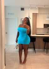Load image into Gallery viewer, HOURGLASS DRESS - SKY BLUE
