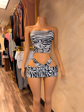 Load image into Gallery viewer, ZEBRA SWIM SET
